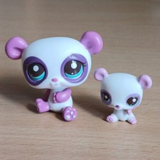 Panda rosa Lps Littlest Petshop mãe e bebê #2674 e #2675 comprar usado  Enviando para Brazil