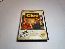 Clue Parker Brothers (Sega Genesis, 1992) guia suspensa completa na caixa testada/funciona, usado comprar usado  Enviando para Brazil