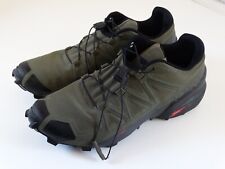 Usado, Tênis de corrida masculino verde preto tamanho 10 - Salomon Speedcross 5 comprar usado  Enviando para Brazil