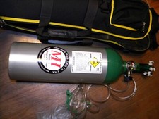 Usado, Cilindro de oxigênio médico de alumínio M 22 pés cúbicos com válvula MH 300 com 4 POST comprar usado  Enviando para Brazil