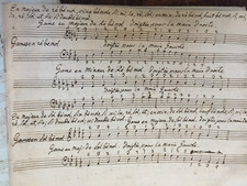 Q44 musique manuscrit d'occasion  Pomarez