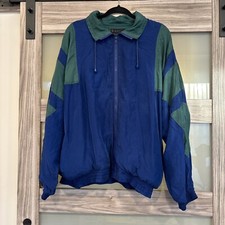 Jaqueta masculina vintage 💯 de seda Santana com zíper  comprar usado  Enviando para Brazil