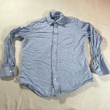 Usado, Camisa masculina Banana Republic de linho azul média botão leve respirável comprar usado Usado, Camisa masculina Banana Republic de linho azul média botão leve respirável comprar usado  Enviando para Brazil