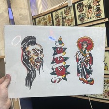 Tattoo flash sheet for sale  BRISTOL