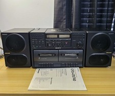 Usado, Vintage Sony CFD-470 CD Rádio Gravador de Fita Cassete Anos 90 Ghetto Blaster Mancave comprar usado  Enviando para Brazil