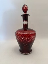 Glas karaffe überfang gebraucht kaufen  Meisenheim