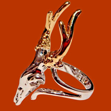 Deer skull ring for sale  Farmington