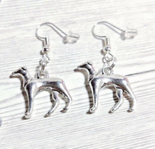 Greyhound earrings whippet for sale  ILKESTON