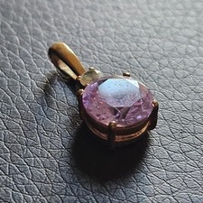 Pendentif pierre violette d'occasion  Toulouse-