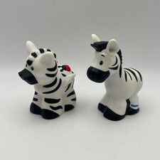 Fisher Price Little People Zebra Figurki x2 Zoo Zwierzęta Combi P&P #E, używany na sprzedaż  Wysyłka do Poland