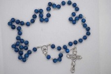 Rosario blu vetro usato  Lainate