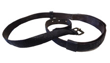 Blackened leather belt d'occasion  Expédié en Belgium