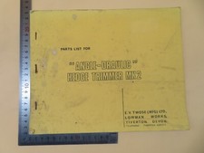 Parts list angle for sale  COLCHESTER