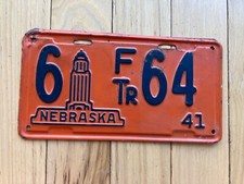 Placa de licença 1941 Nebraska Farm Trailer comprar usado  Enviando para Brazil