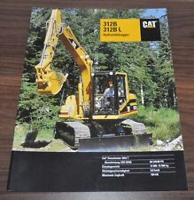 Caterpillar 312B L Bagger Escavadeira Catíssimo Especificação Brochura Prospekt DE comprar usado  Enviando para Brazil