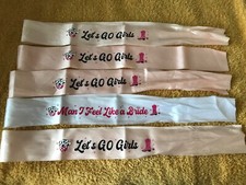 Hen wedding sash for sale  LEIGH-ON-SEA