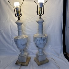 Pair alabaster carved for sale  Flint