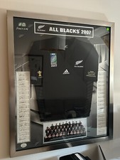 Signed framed rugby for sale  BRACKLEY