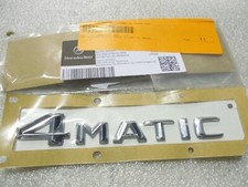EMBLEMA EMBLEMA ORIGINAL DO FABRICANTE MERCEDES 4MATIC PORTA DE ELEVAÇÃO DE PORTA-MALAS CROMADA A1768171615 comprar usado  Enviando para Brazil