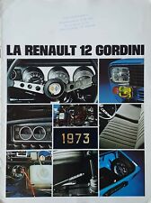 Depliant renault gordini usato  Roma