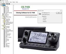 ICOM CS-7100 Rev. SOFTWARE DE PROGRAMAÇÃO E CLONAGEM 1.10 para IC-7100 **Download**, usado comprar usado  Enviando para Brazil