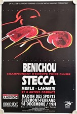 Affiche boxe championnat d'occasion  La Courtine