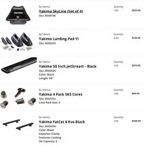Yakima roof rack for sale  Staten Island