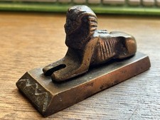 Vintage sphinx paperweight for sale  WISBECH