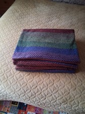 Rainbow striped woolen for sale  CAERPHILLY