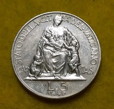 Vaticano lire 1947 usato  Castelnuovo Rangone