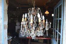 Lustre cage pampilles d'occasion  Vannes