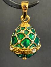 PINGENTE ESTILO PENDENTIF FABERGÉ CORREIO VERDE CRISTAL comprar usado  Enviando para Brazil