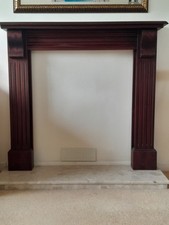 Mahogany fire surround for sale  SOUTHAM