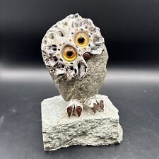 Goldäugige eulenfigur handbem gebraucht kaufen  Marienheide