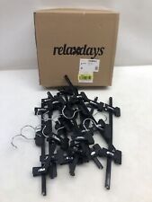Relaxdays Buegel do spodni Plastik, Zestaw 10 szt., Zacisk regulowany na sprzedaż  PL