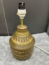 Pottery table lamp for sale  CHURCH STRETTON