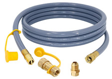 Mangueira de gás natural 1/2" 12 pés propano para gás natural kit com encaixe rápido comprar usado  Enviando para Brazil