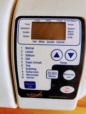 Bifinett brotbackautomat progr gebraucht kaufen  Wurzen