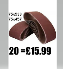 Sanding belts 457mm for sale  LEEDS