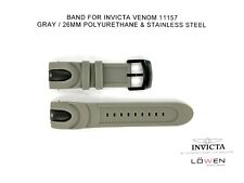 Autêntica pulseira de relógio Invicta Venom 11157 poliuretano cinza 26 mm comprar usado  Enviando para Brazil