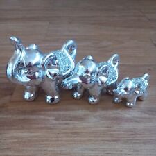 Silver set elephants for sale  CHESTER LE STREET