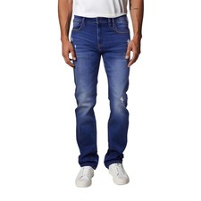 Jeans masculino Lazer azul denim desgastado ajuste reto perna reta 31/32 BHFO 7015 comprar usado  Enviando para Brazil