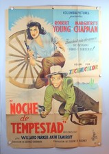 NOCHE DE TEMPESTAD- Storm Night 1943- Pôster de filme autêntico-29x43 A5-4-23 comprar usado  Enviando para Brazil