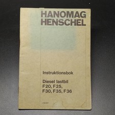 Manuale instruktionbok hanomag usato  Forli
