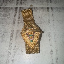 Pulseira de malha de cristal e ouro coleção Jacqueline Kennedy Camrose & Cross comprar usado  Enviando para Brazil