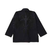 NOVO Hot Selling Shoyoroll Tribal PRETO Kimono Jiu Jitsu Uniforme Melhor Qualidade Reino Unido comprar usado  Enviando para Brazil