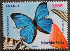 Timbre morpho bleu d'occasion  Annecy