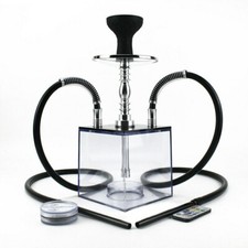 Cubo de narguilé moderno conjunto de acrílico com luzes LED tigela narguilé transparente comprar usado  Enviando para Brazil