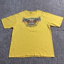 Camiseta gráfica Harley Davidson tamanho XXL Yellow Crow River Delano MN motociclista, usado comprar usado  Enviando para Brazil