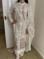 White pakistani suit for sale  MANCHESTER